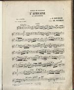 École du Flutiste: L'Africaine : de G. Meyerbeer. Pour la Flûte avec accompt. de Piano.